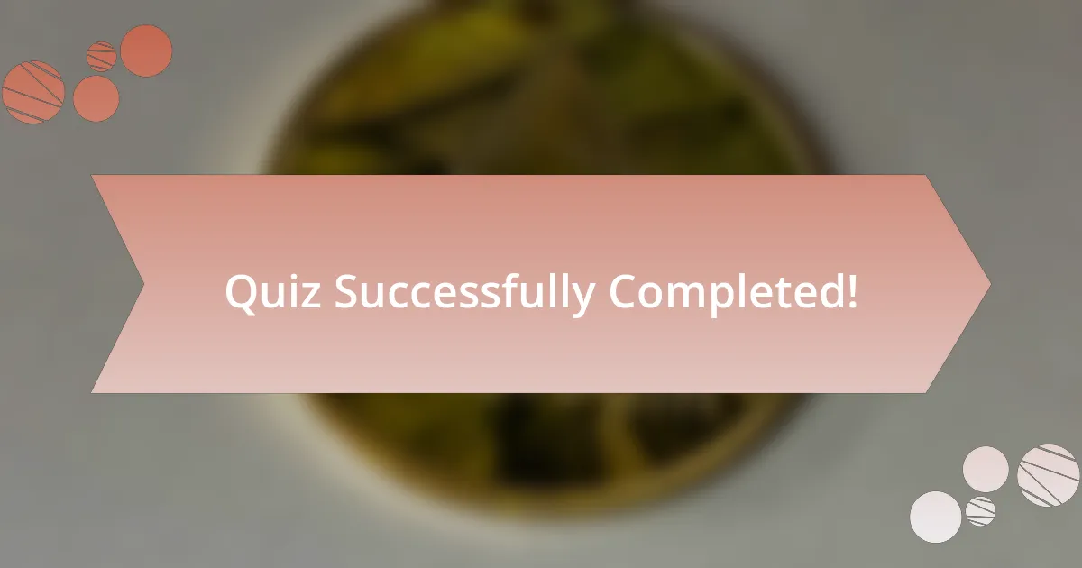 Quiz Successfully Completed!