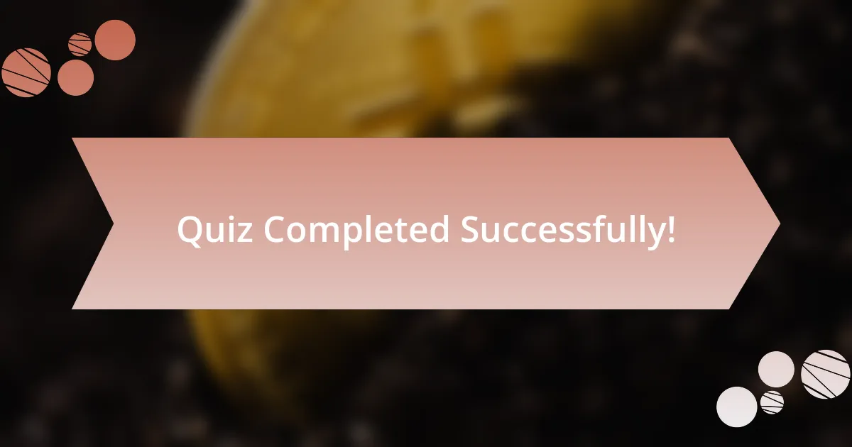 Quiz Completed Successfully!