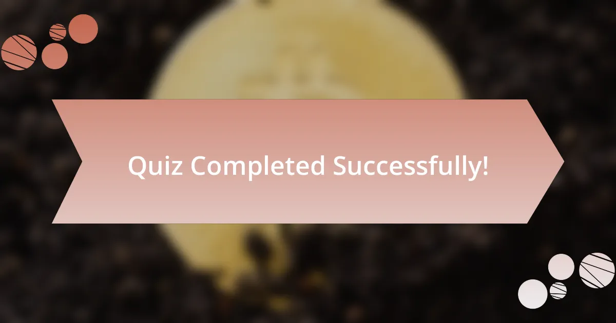 Quiz Completed Successfully!