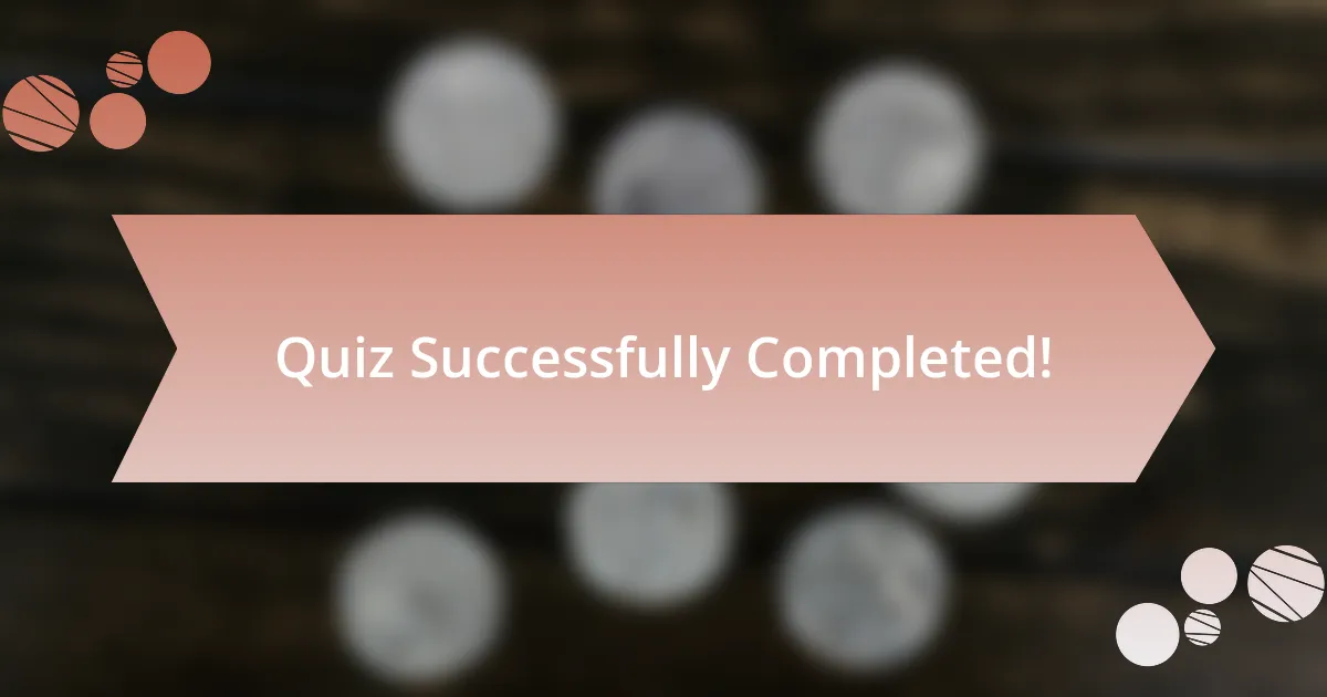 Quiz Successfully Completed!