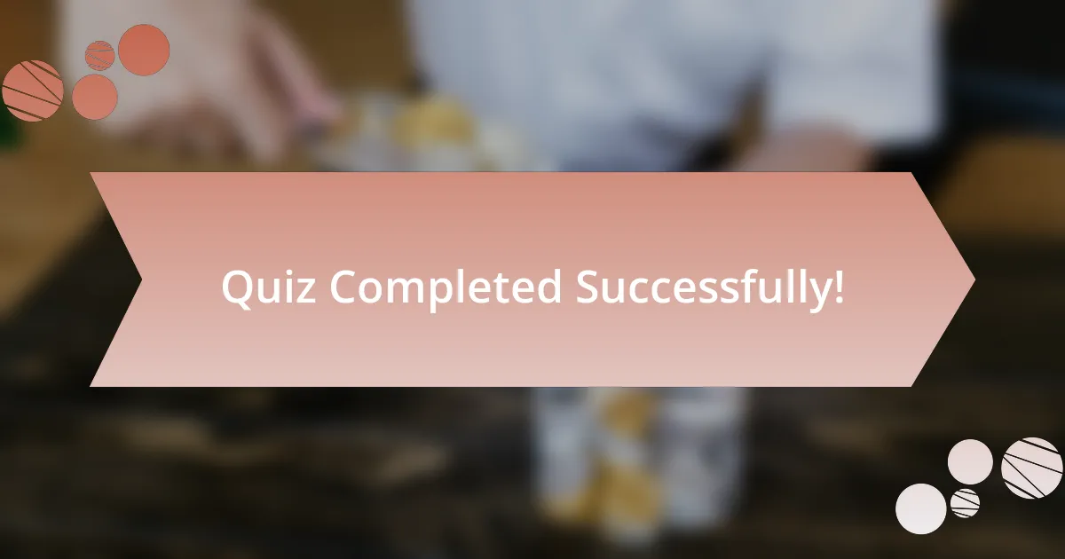 Quiz Completed Successfully!