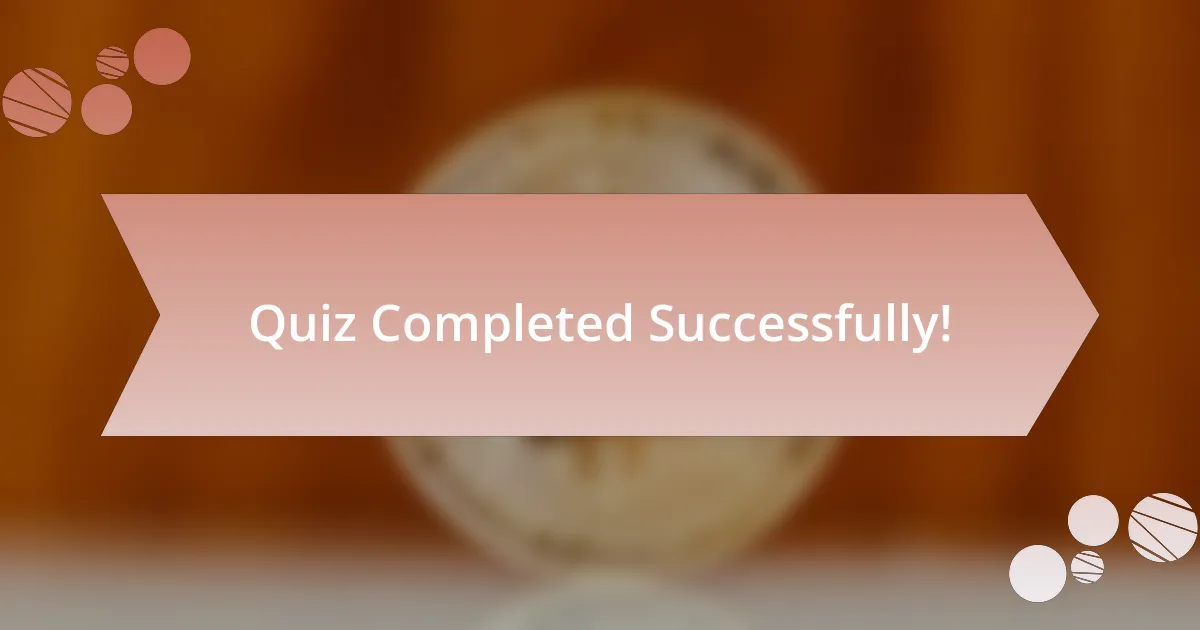 Quiz Completed Successfully!