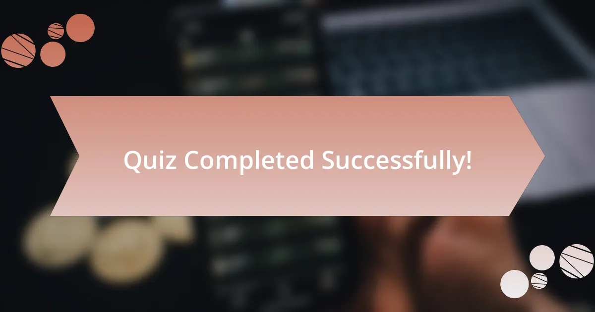 Quiz Completed Successfully!