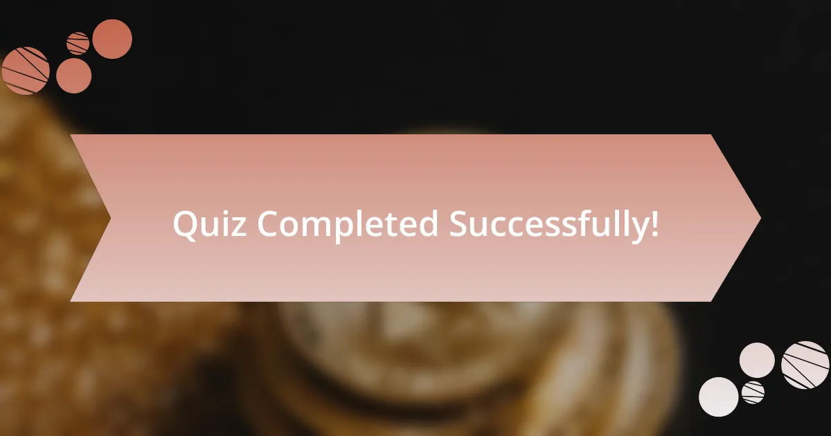 Quiz Completed Successfully!