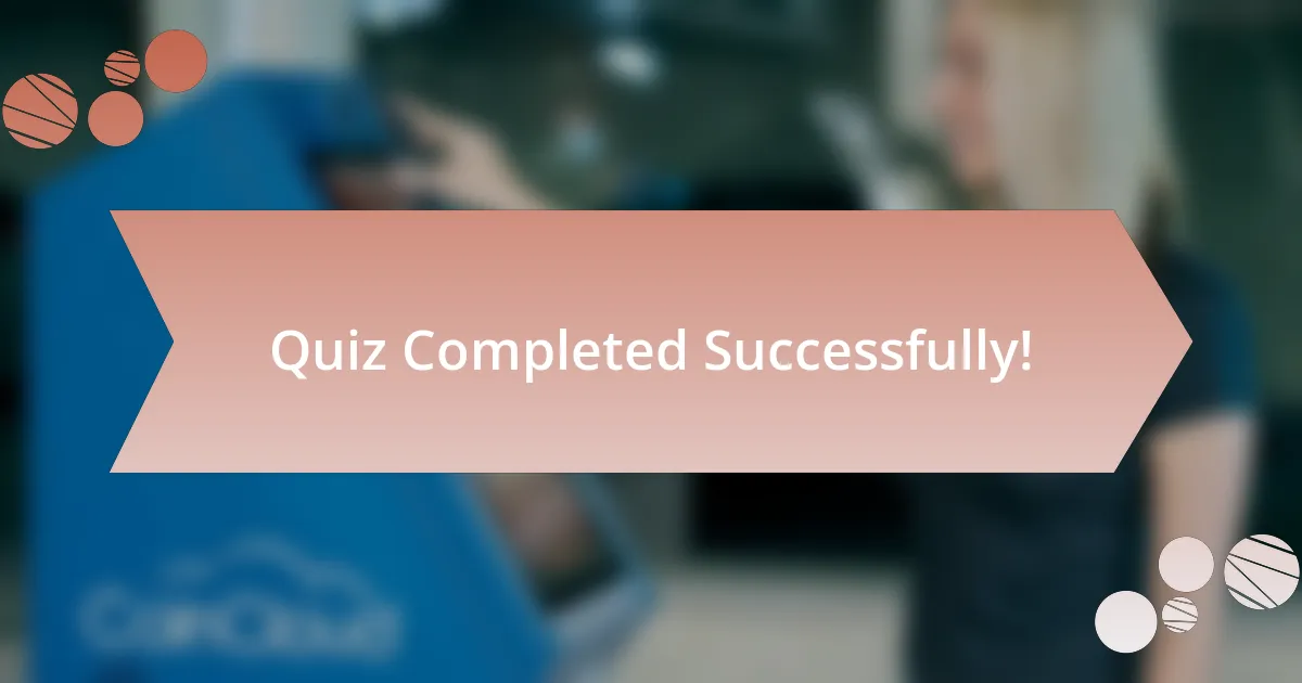 Quiz Completed Successfully!